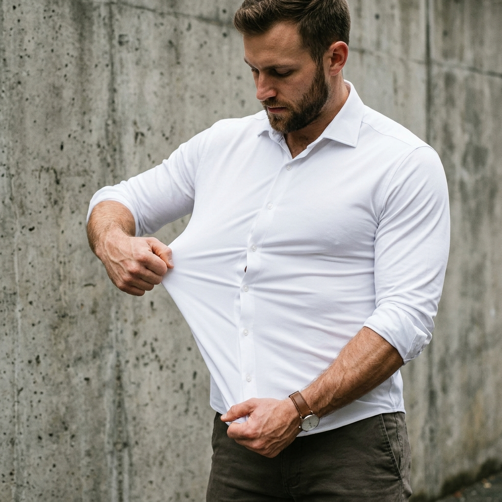The Wrinkle-Free Stretch Dress Shirt