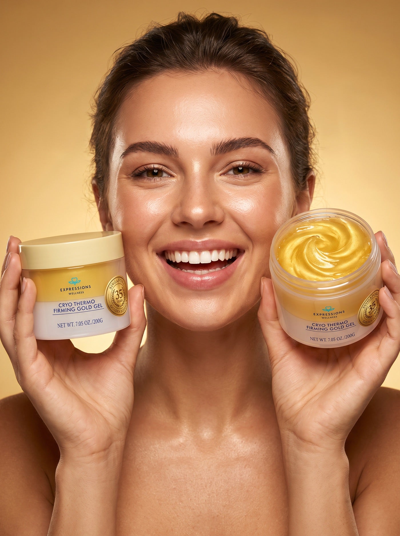 Feel your skin tighten in about 60 seconds