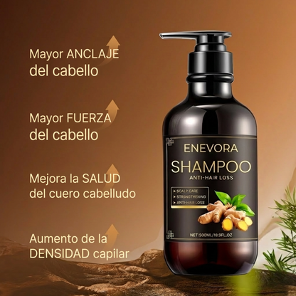 Enevora® Champú de Jengibre para Crecimiento Avanzado