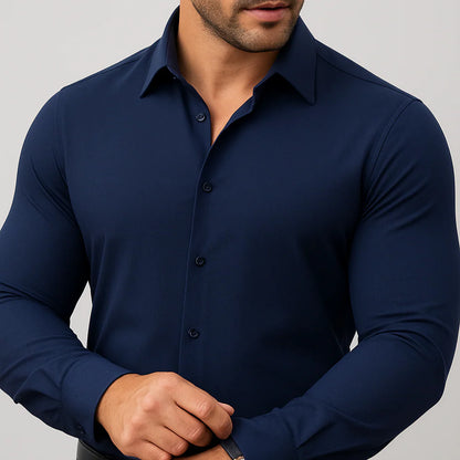 The Wrinkle-Free Stretch Dress Shirt