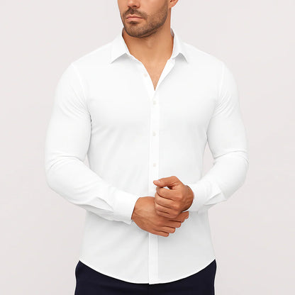 The Wrinkle-Free Stretch Dress Shirt