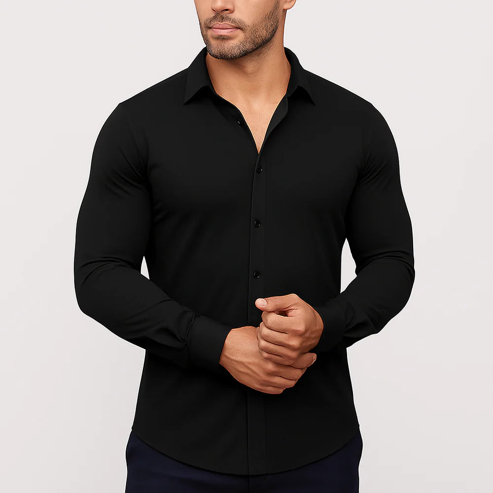 The Wrinkle-Free Stretch Dress Shirt