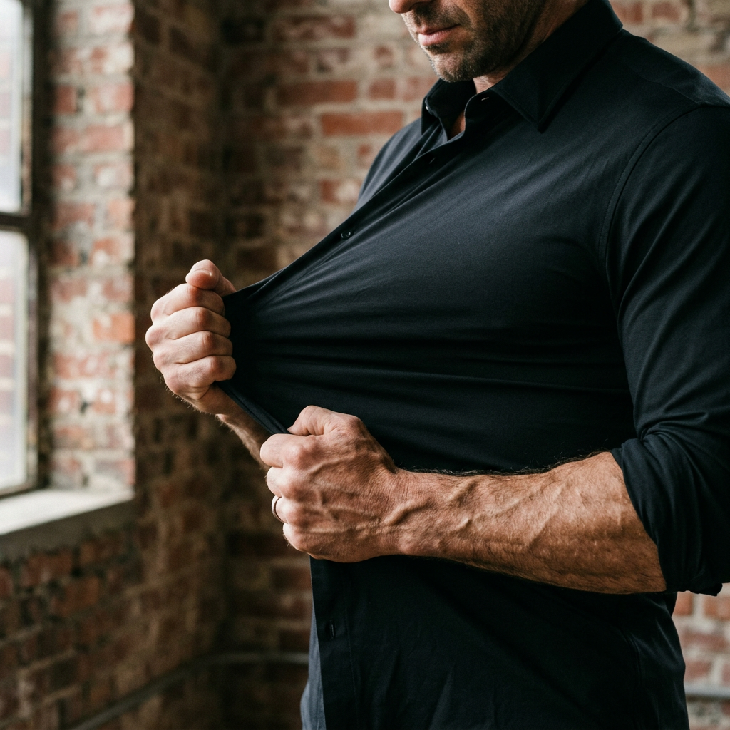 The Wrinkle-Free Stretch Dress Shirt