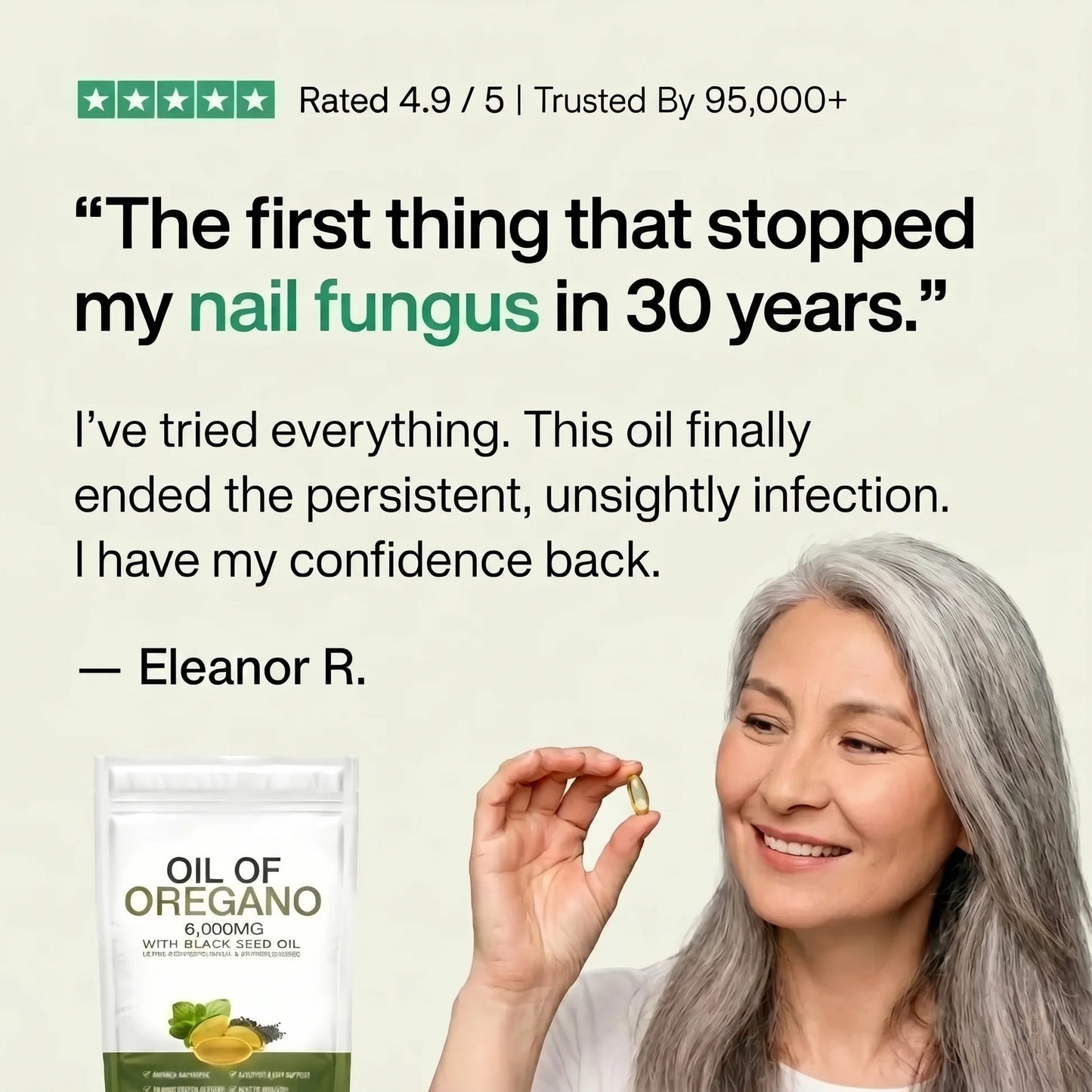 OREGANO & BLACK SEED OIL – ELIMINATES NAIL FUNGUS