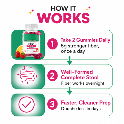Dietary Fiber Gummies Raspberry Prebiotic Gut Health Energy Support Supplement for Daily